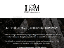 Tablet Screenshot of lomtheater.org
